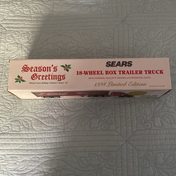 NEVER OPENED Season’s Greetings Sears Trailer Truck #1 - Picture 3 of 10